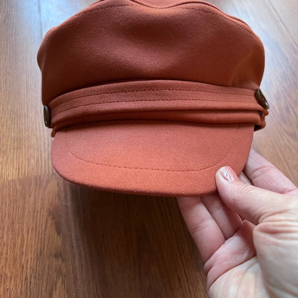 Stylish Orange Newsboy Cap